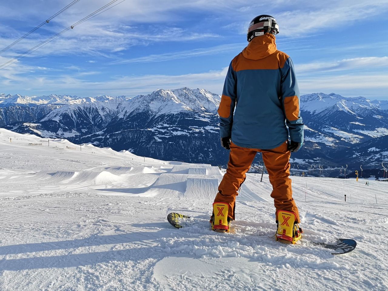 Private advanced snowboard lessons in Laax