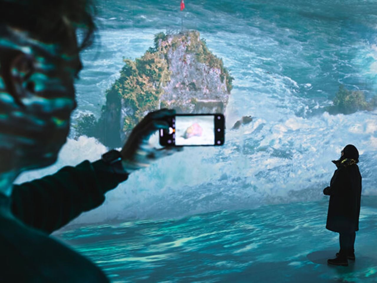 Ticket “Rhyality” immersive Ausstellung am Rheinfall