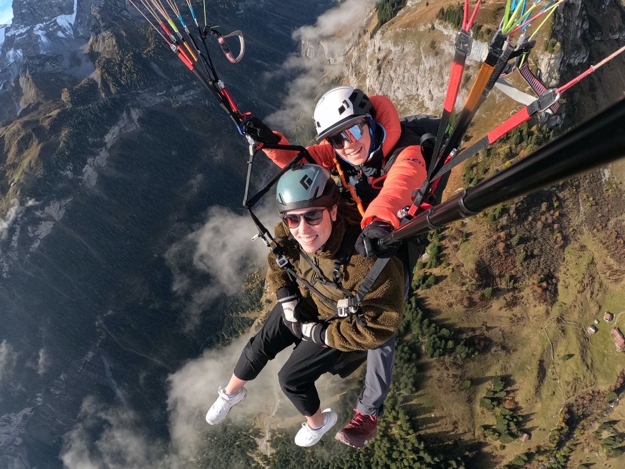 Lauterbrunnental Gleitschirmfliegen ab Mürren