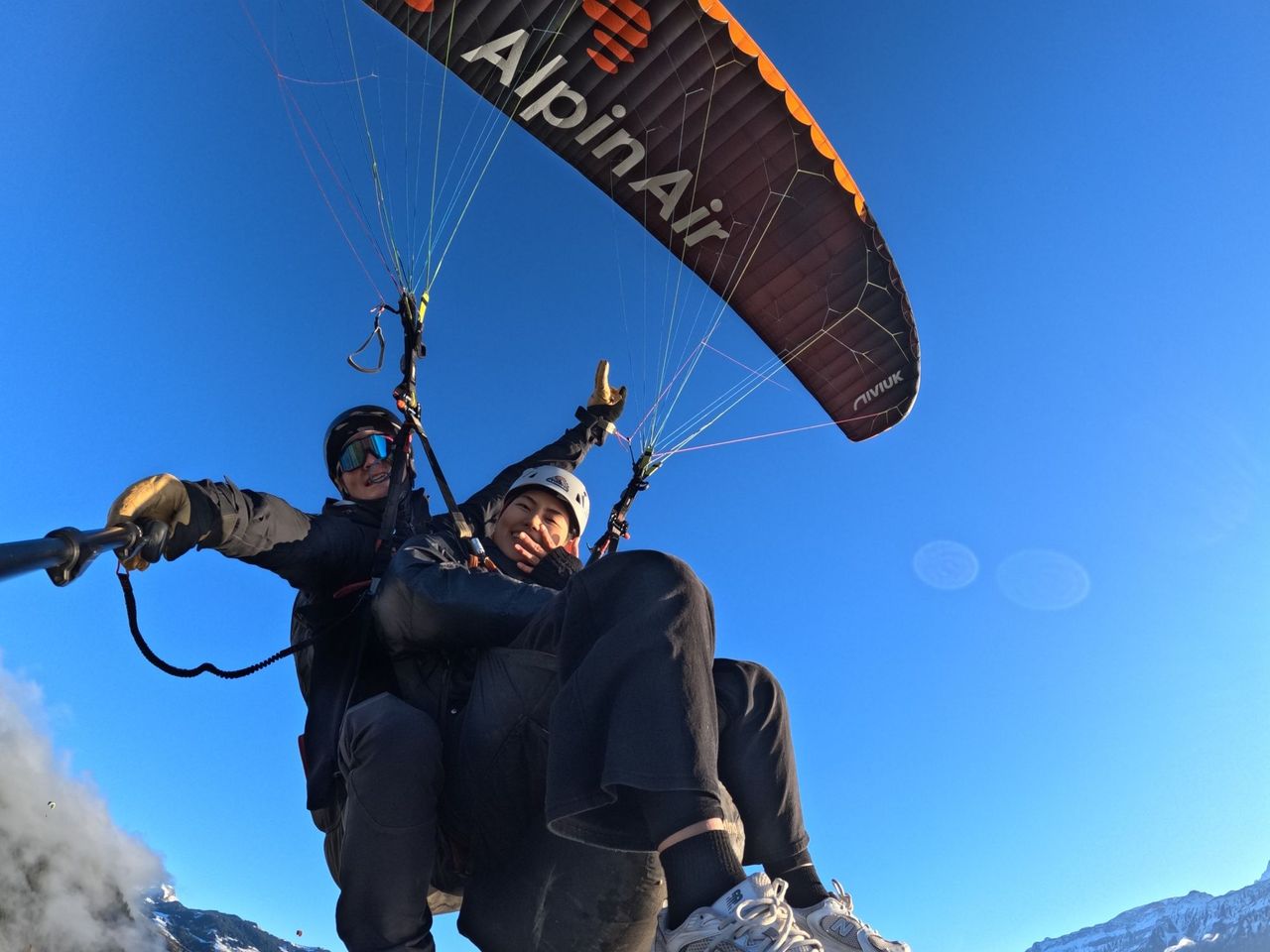 Beatenberg Gleitschirmfliegen Tandem ab Interlaken