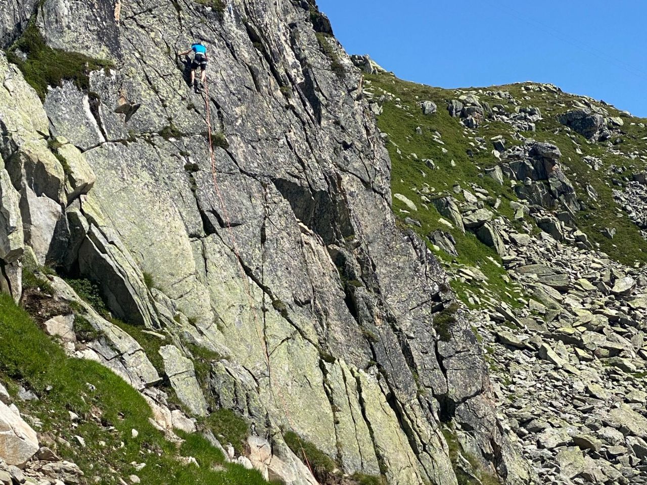 Kletterspass Gendusas ab Disentis