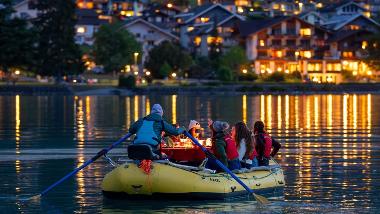 Käsefondue Float auf Aare und Brienzersee
