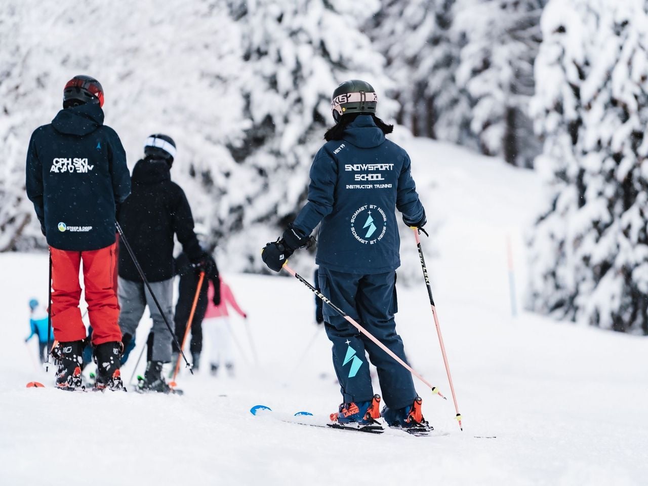 Skischule Kinder in Crans Montana