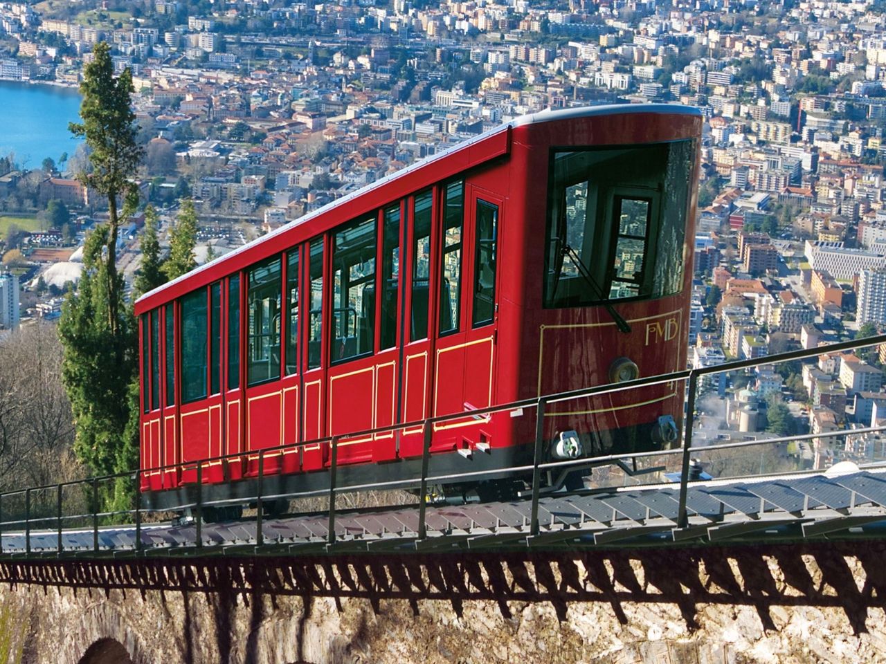 Standseilbahn Monte Brè Ticket ab Lugano Cassarate