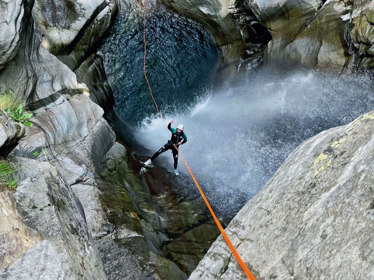 "Iragna Ultimate" Canyoning für Fortgeschrittene in der Iragna Schlucht
