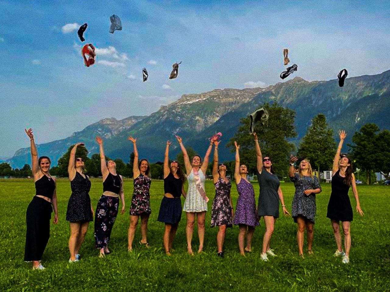 Polterchallenge "Hangover - Girls Edition" durch Zürich