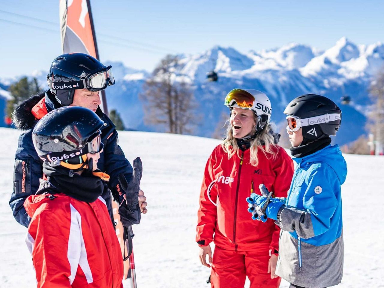 Private ski school for all age groups in Siviez