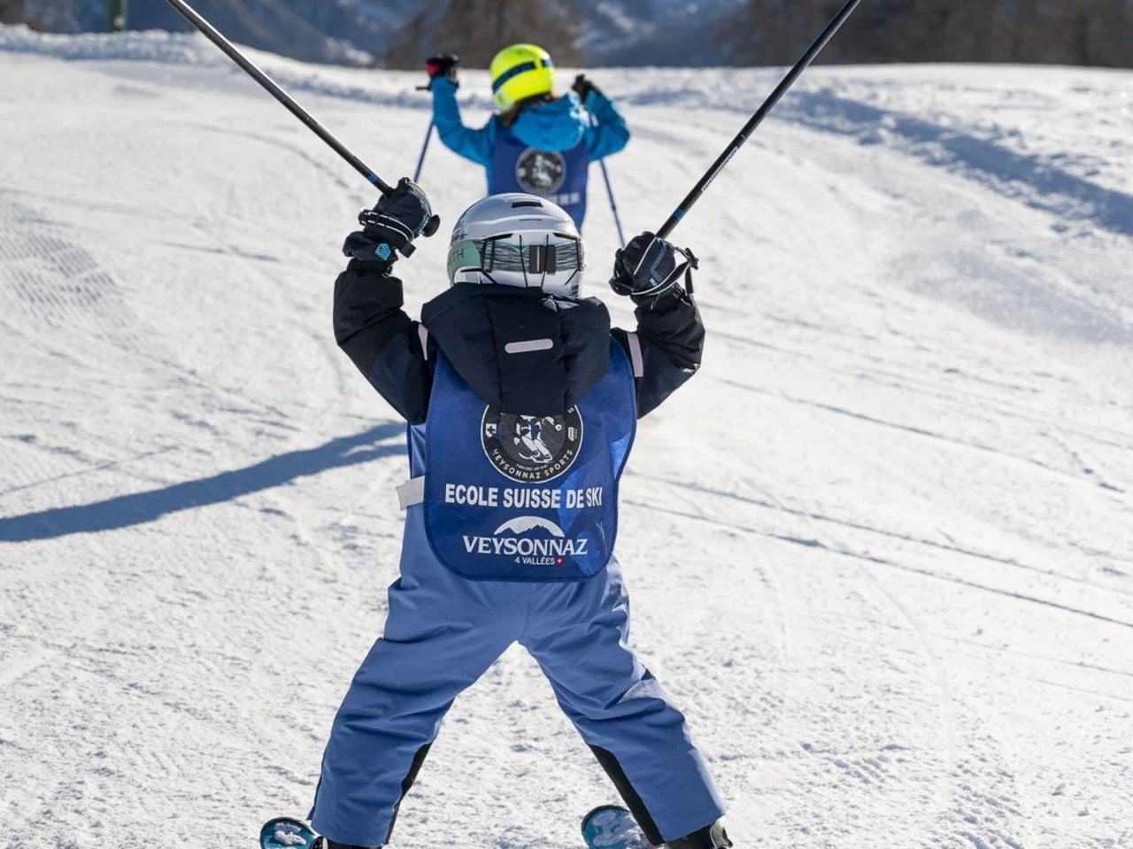 Skischule Gruppe für Kinder ab 6 Jahren in Veysonnaz