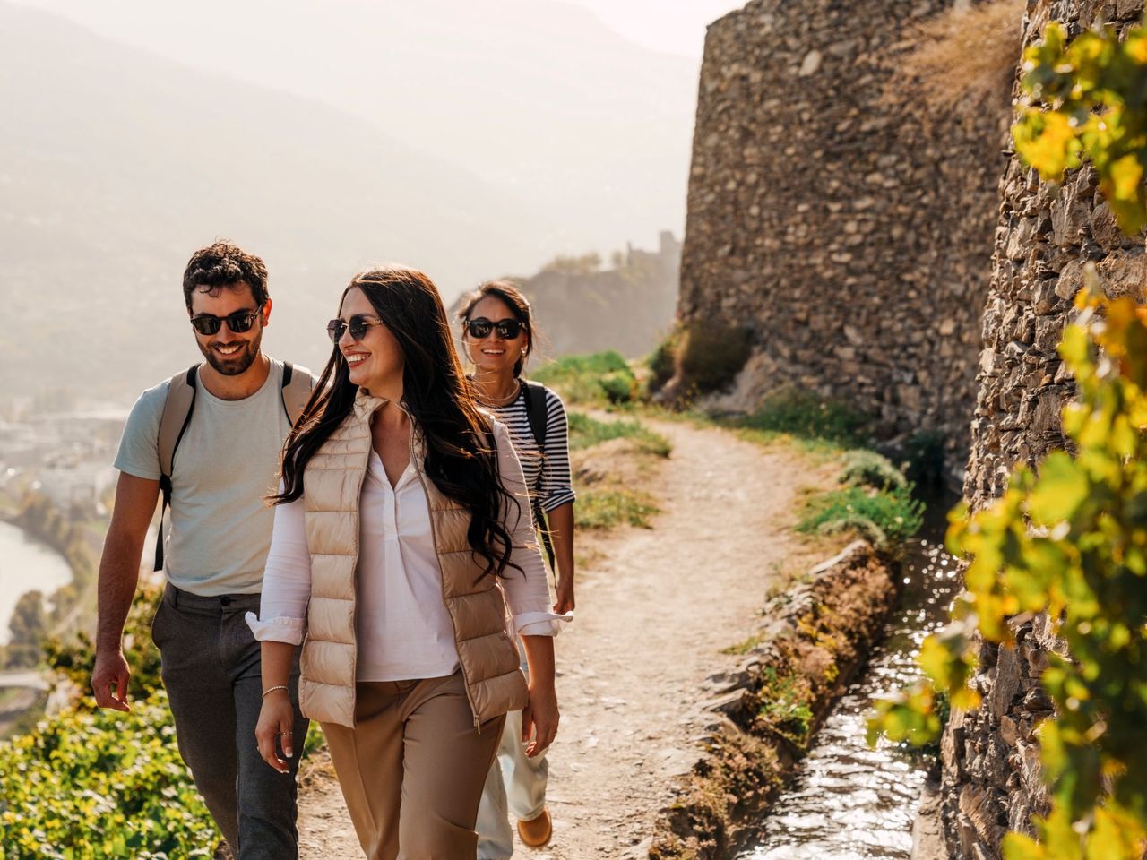 Selbstgeführte Gourmet Wanderung am Weinberg ab Sion
