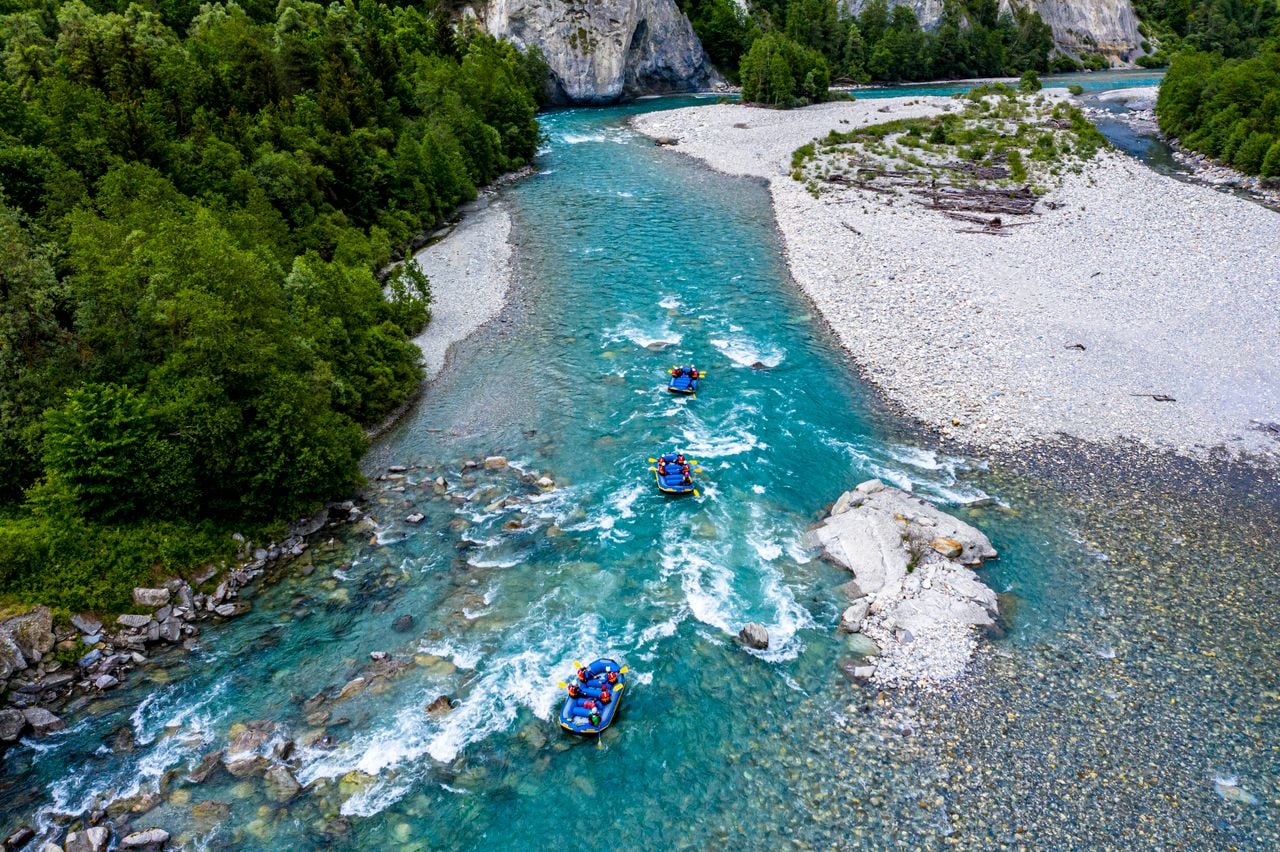 Rafting Tour Vorderrhein Rheinschlucht