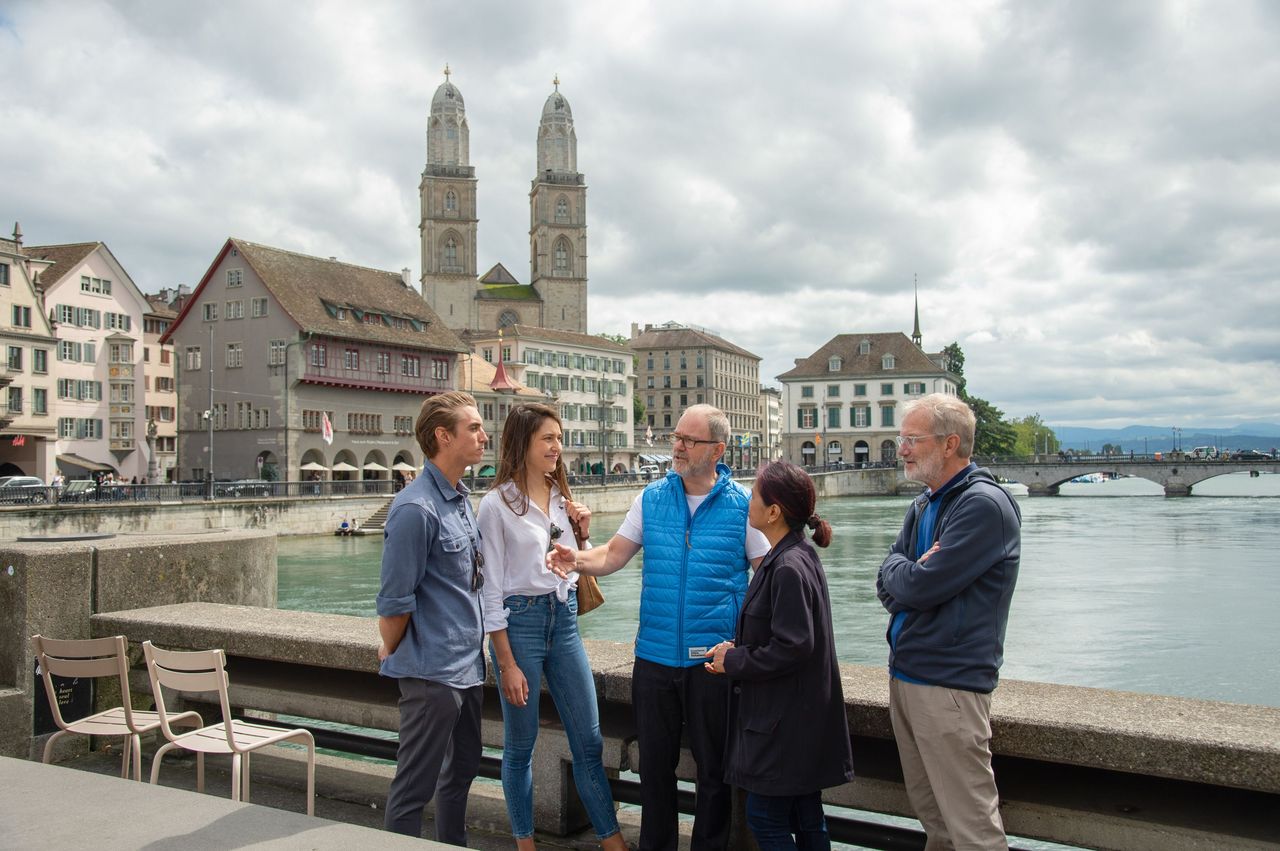 Zürich Altstadt Stadtführung ohne Zürich Card