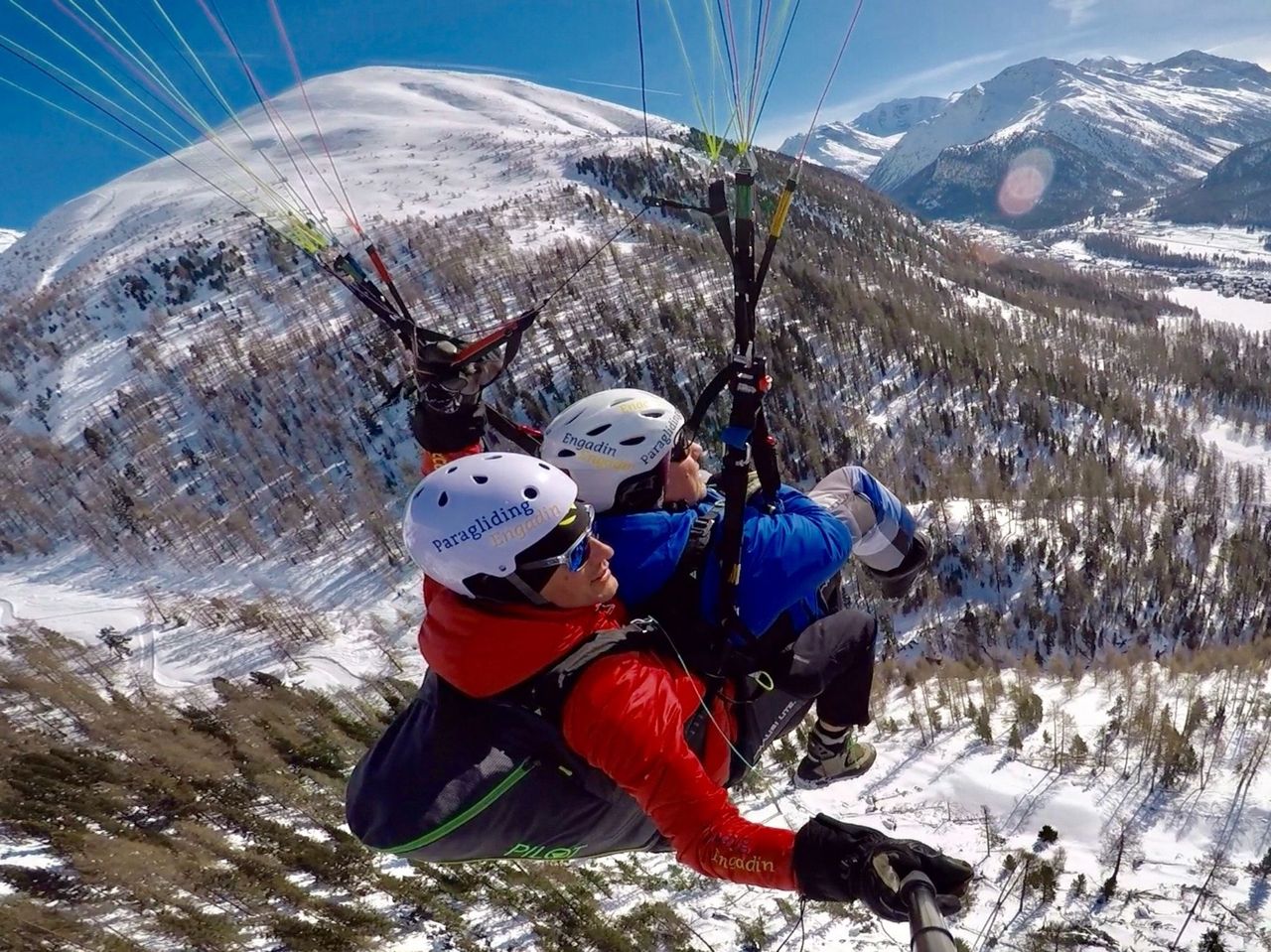 Engadin Gleitschirmfliegen mit tollen Extras