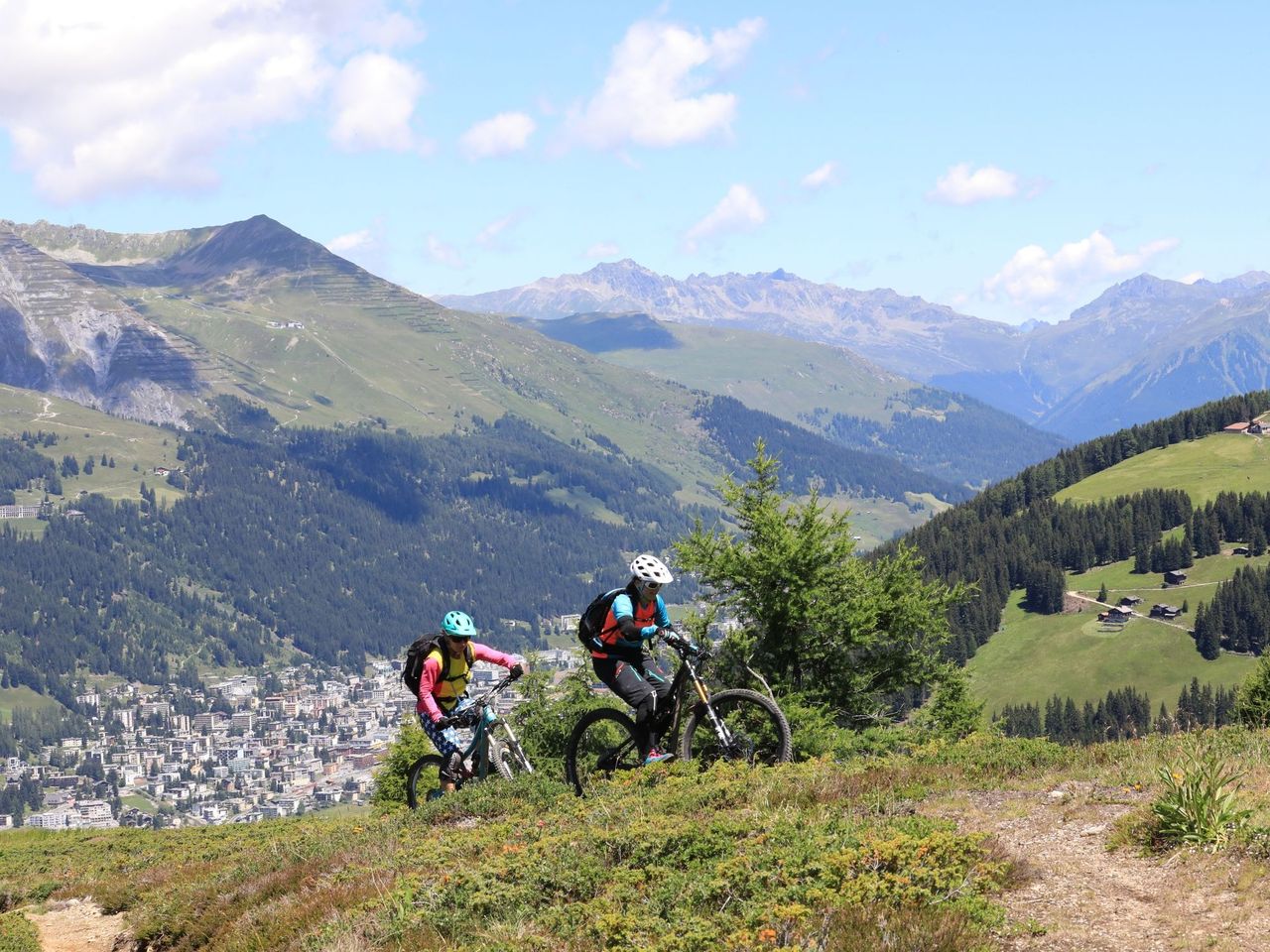Privat Guide Mountainbike Tour in Klosters