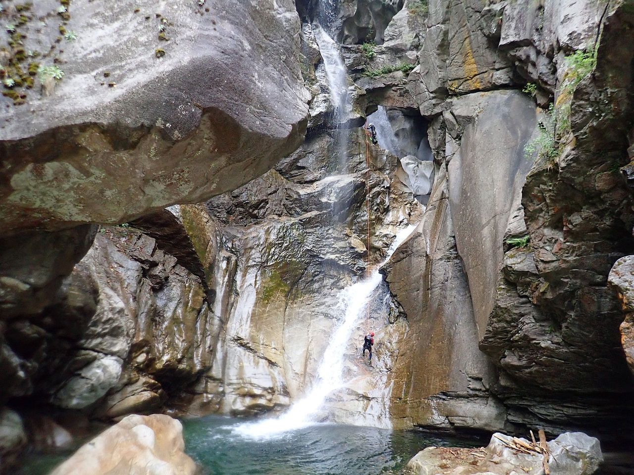 Lodrino Canyoning für Fortgeschrittene