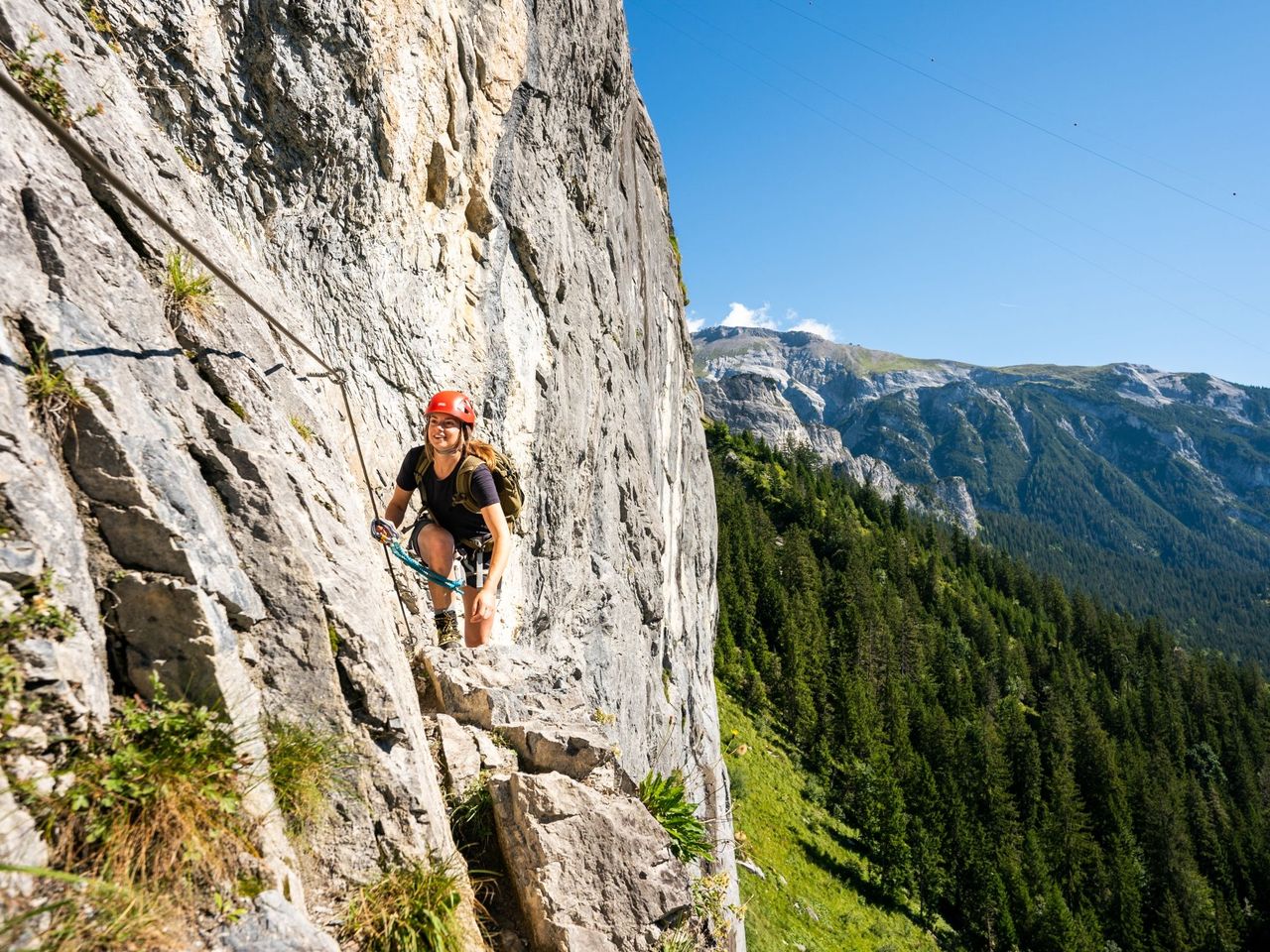 Klettersteig Pinut für Einsteiger
