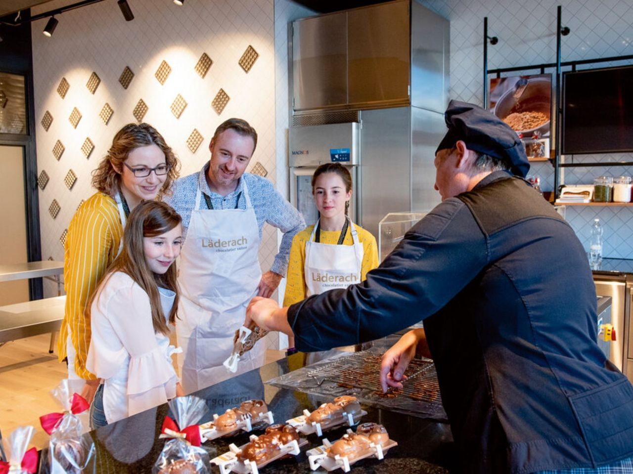 Familien Fabrikführung im House of Läderach