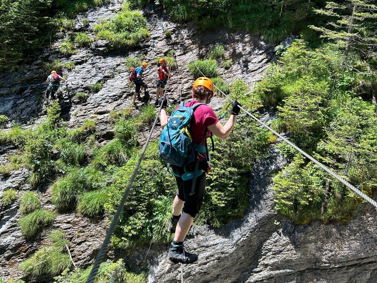 Klettersteig Mürren für Anfänger