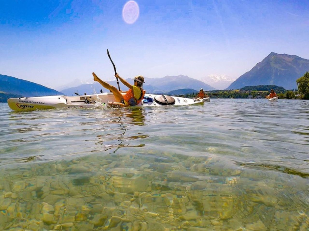 Surfski Basiskurs in Unterseen bei Interlaken