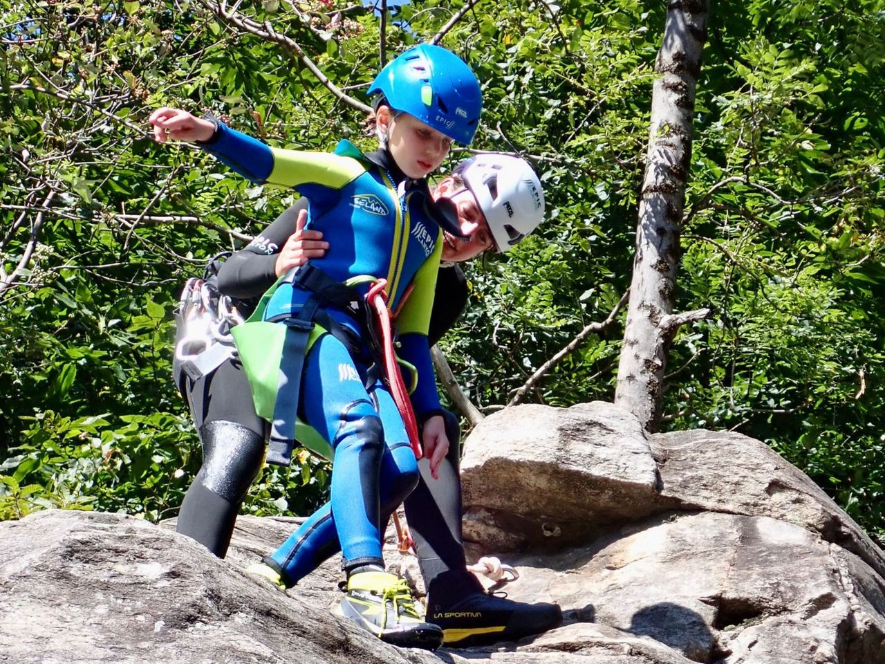 Canyoning für Familien im Boggera Canyon