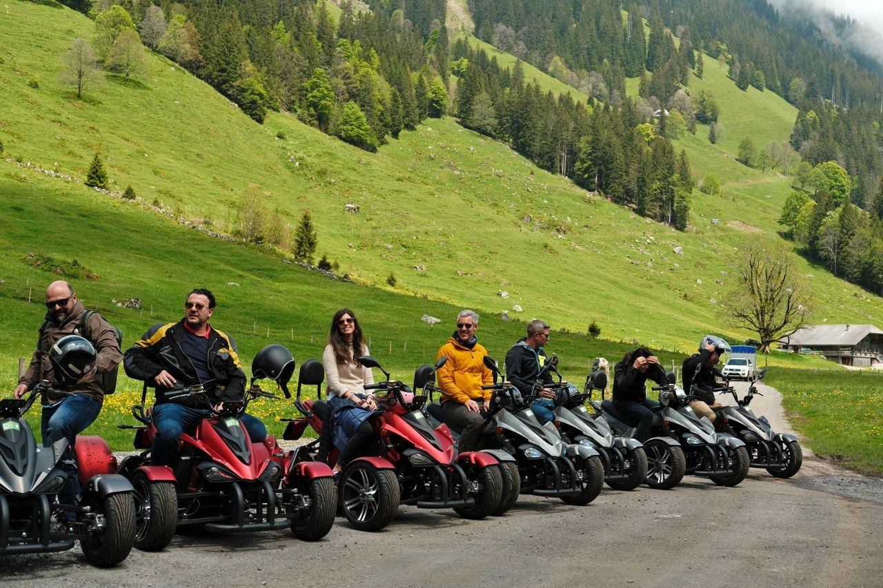 Day tour electric quad from Interlaken