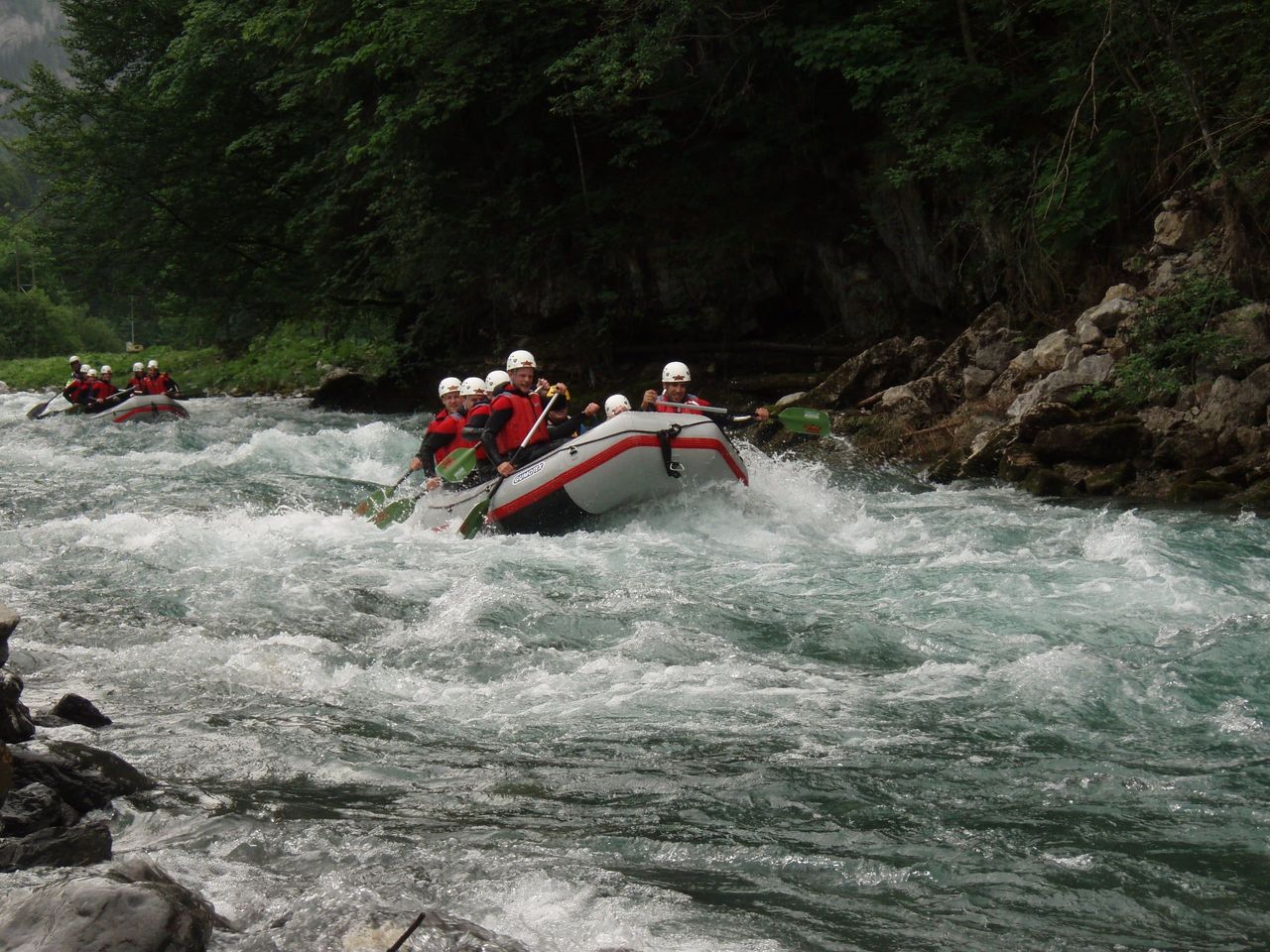 Fun Rafting auf der Reuss von Bremgarten nach Mellingen