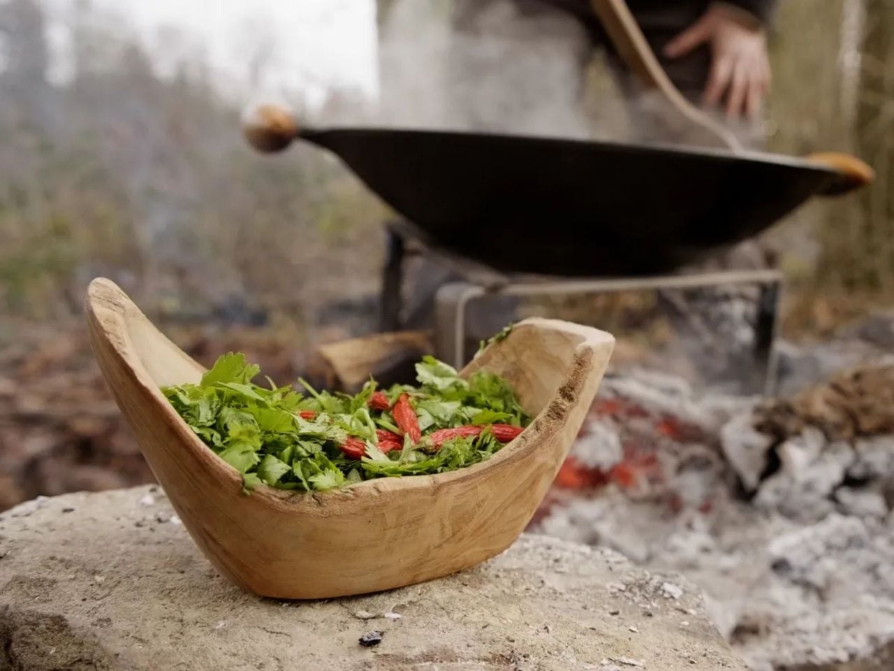 Feuerküche "Vietnam Style" im Zürcher Weinland