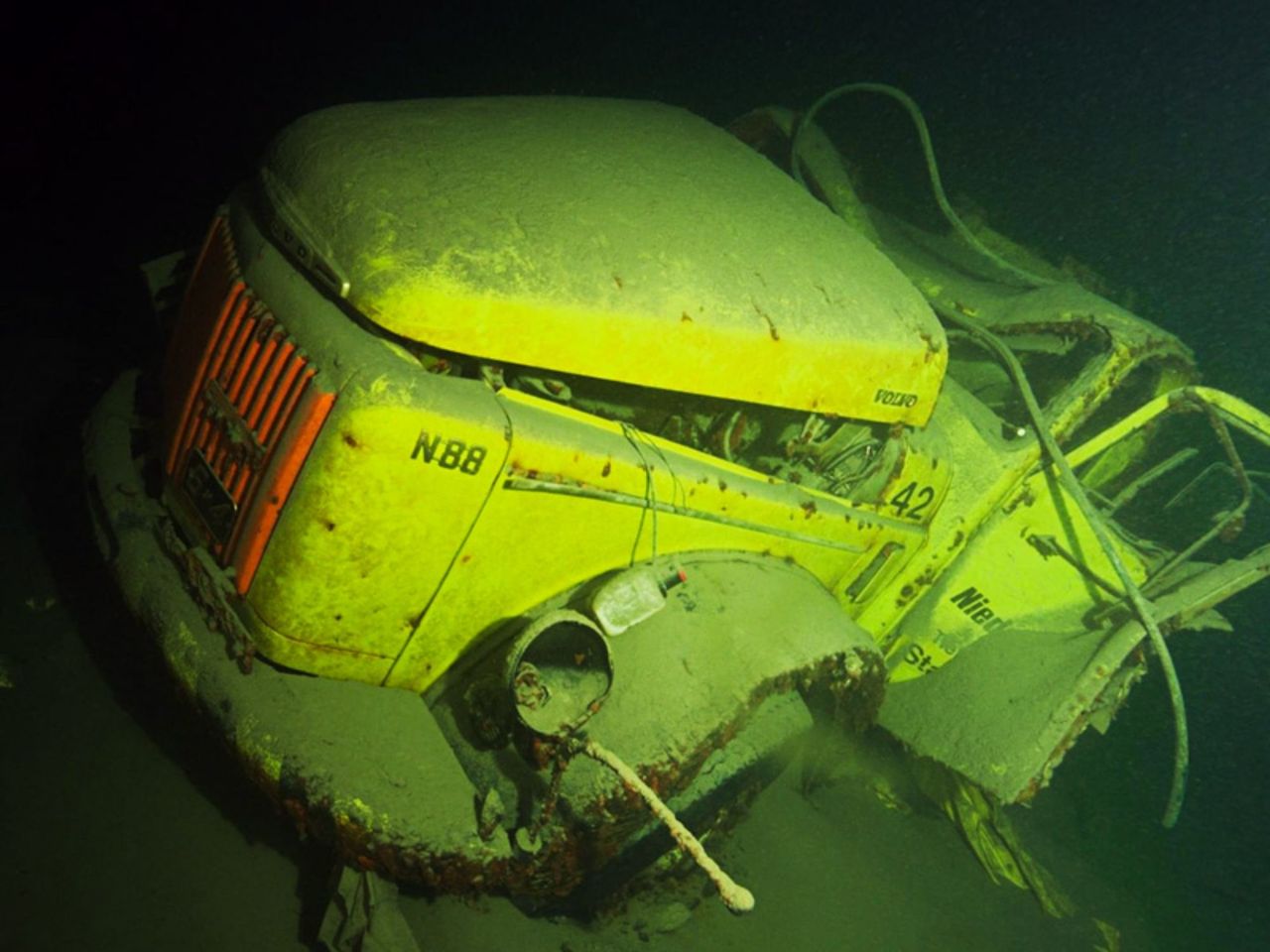 U-boat Dive to the Concrete Mixer in Rütenen