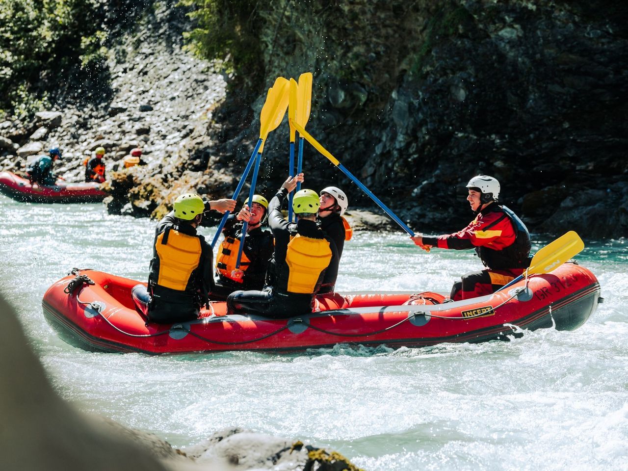 Rafting auf der Simme ab Interlaken