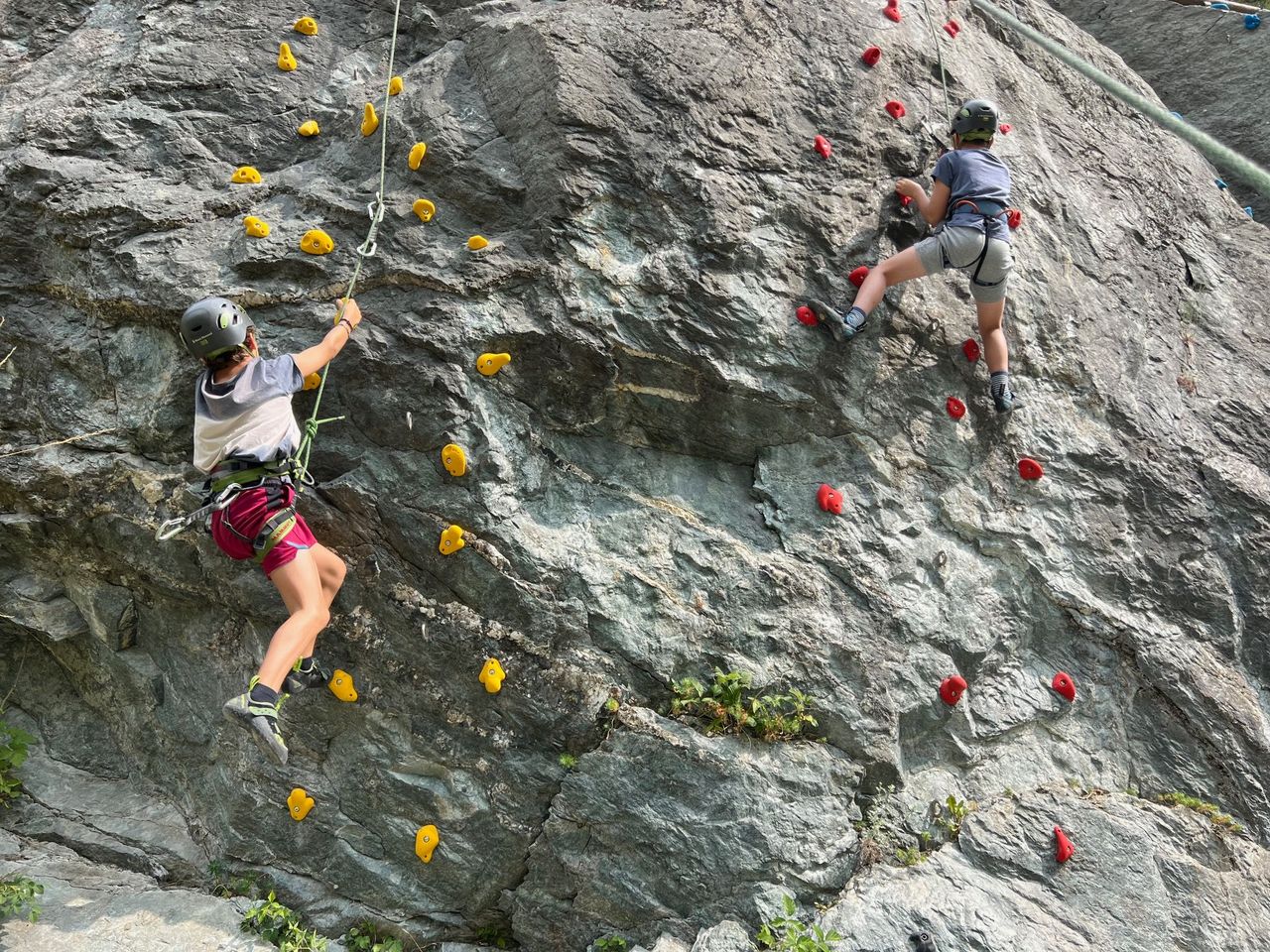 Kletterspass Igniu für Anfänger in Surrein