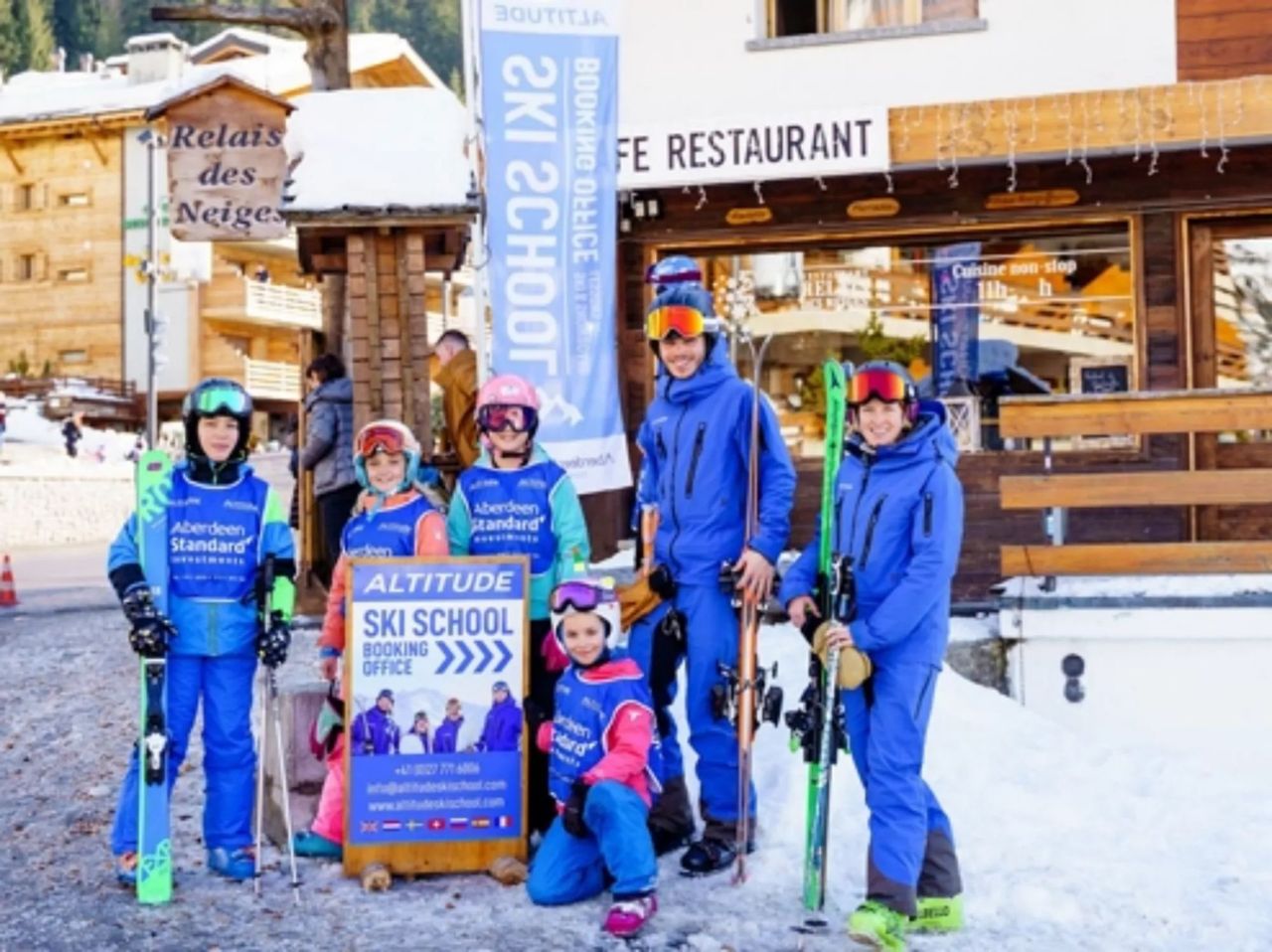 "Kids Club" Ski School for Children 6-15 Years in Verbier