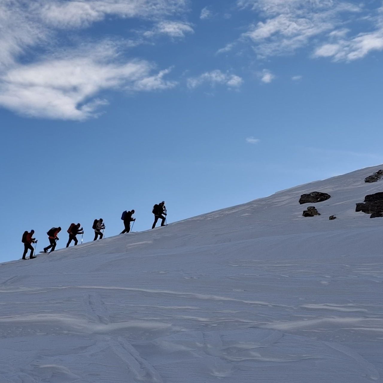 Discover snowshoeing – a guided day tour on the Gemmi
