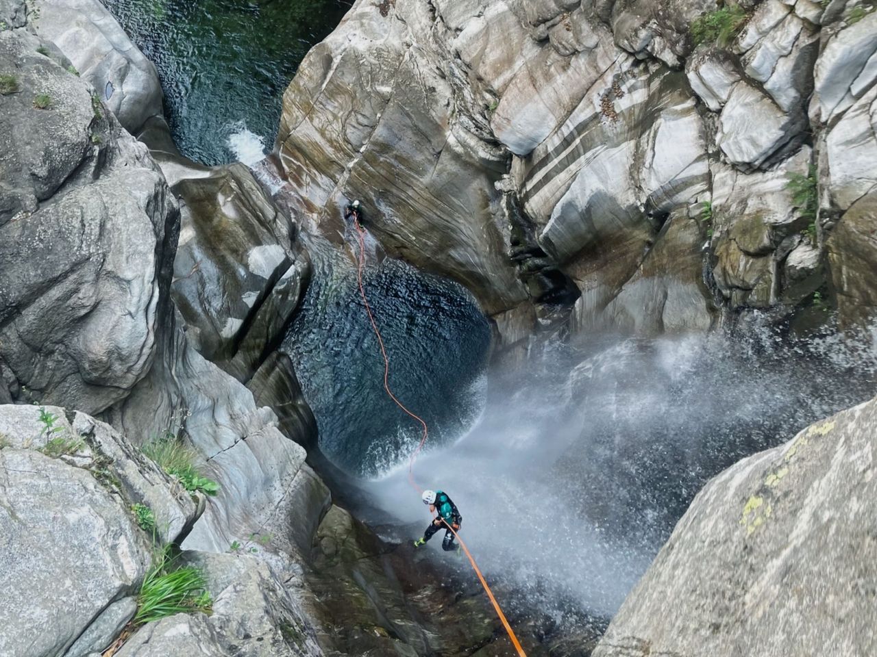 "Iragna Ultimate" Canyoning für Fortgeschrittene in der Iragna Schlucht