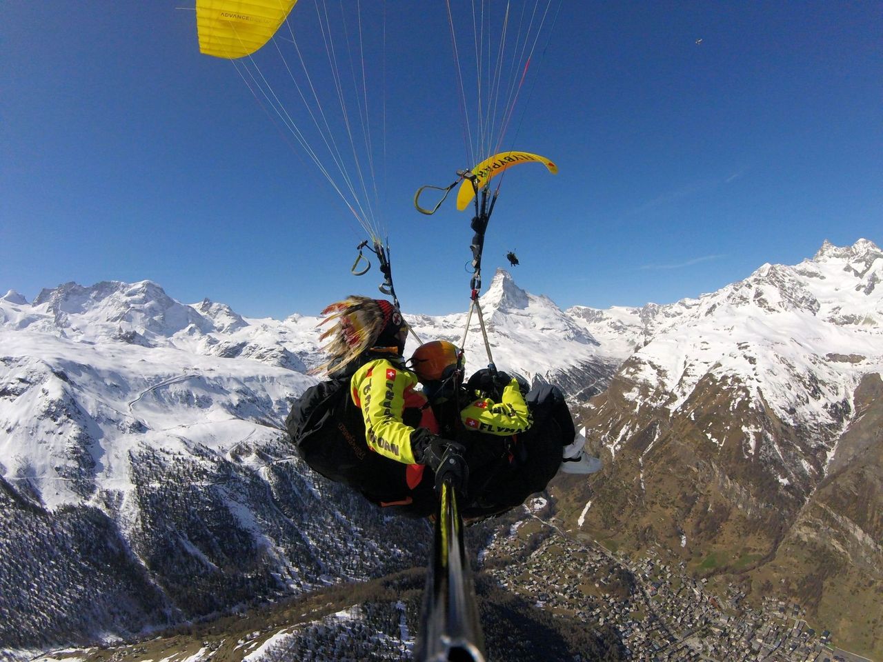 Gleitschirmfliegen Zermatt