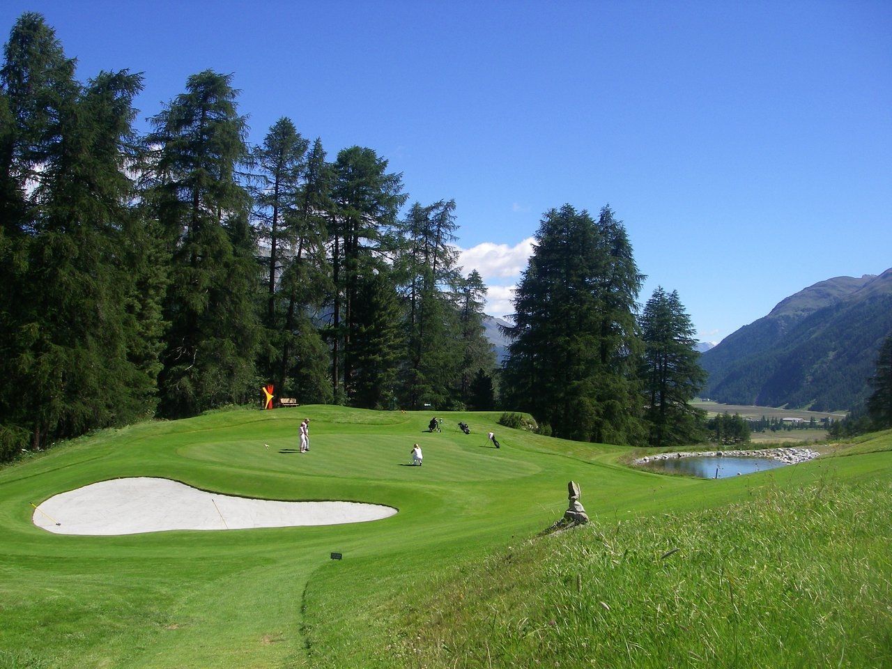 Golfplatz St. Moritz Kulm