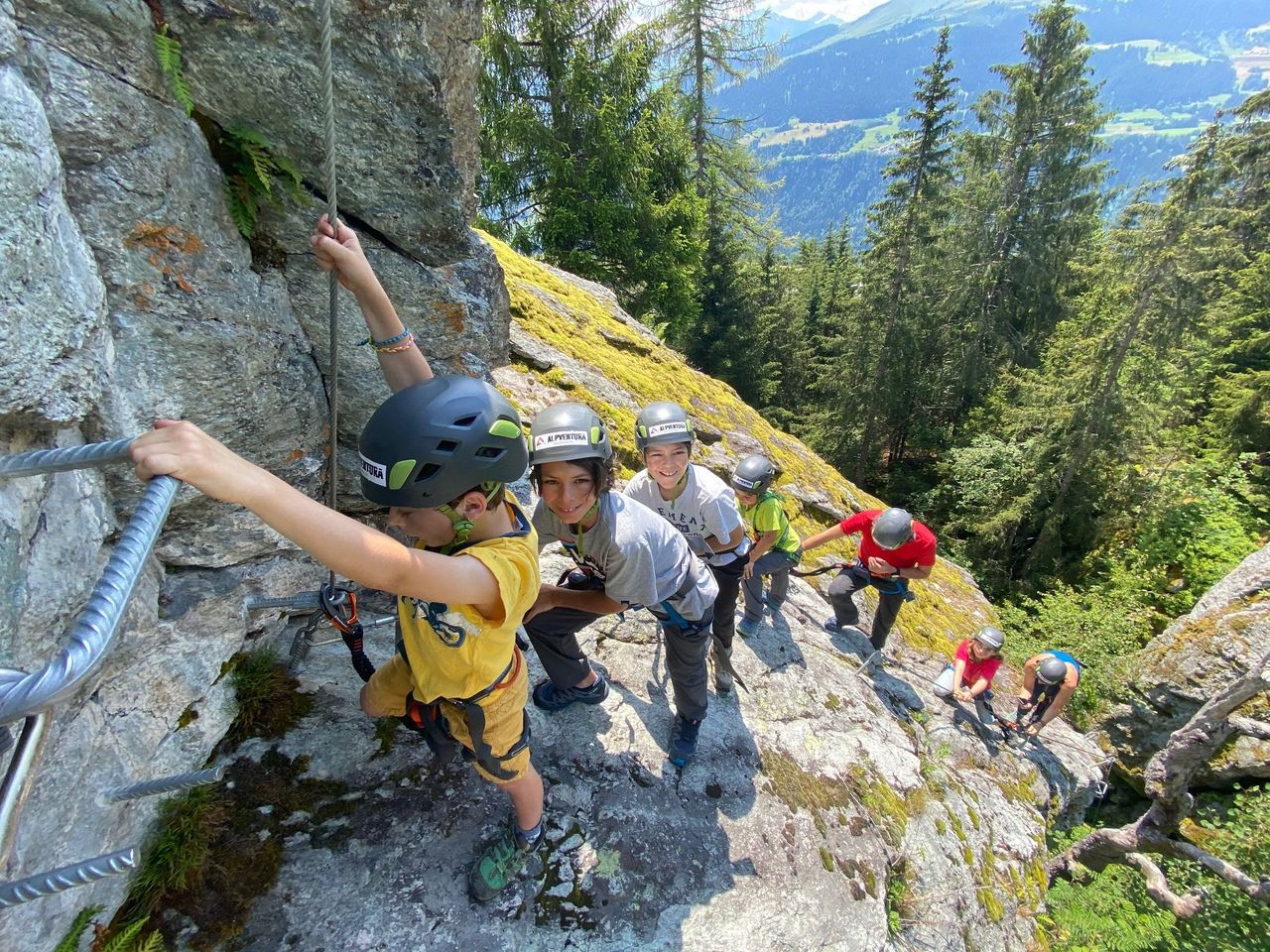 Kletterspass für Familien in Andermatt, Sedrun oder Disentis