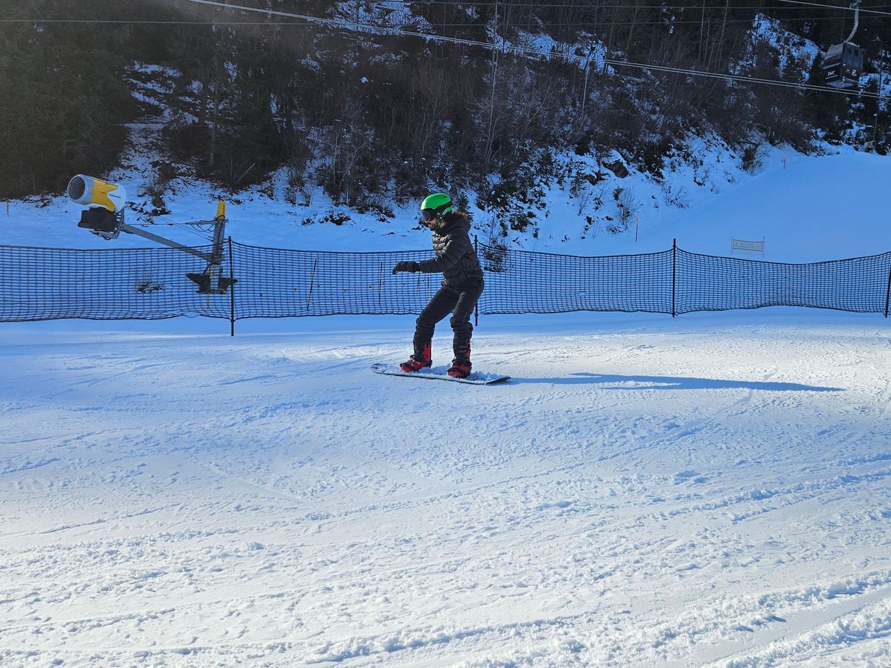 Private advanced snowboard lessons in Laax