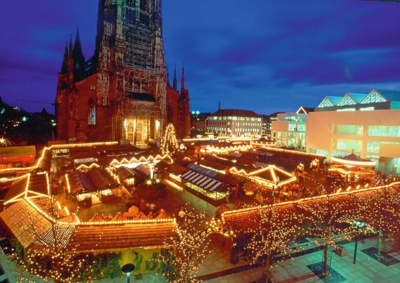 Ulm Christmas Market: coach trip with hotel