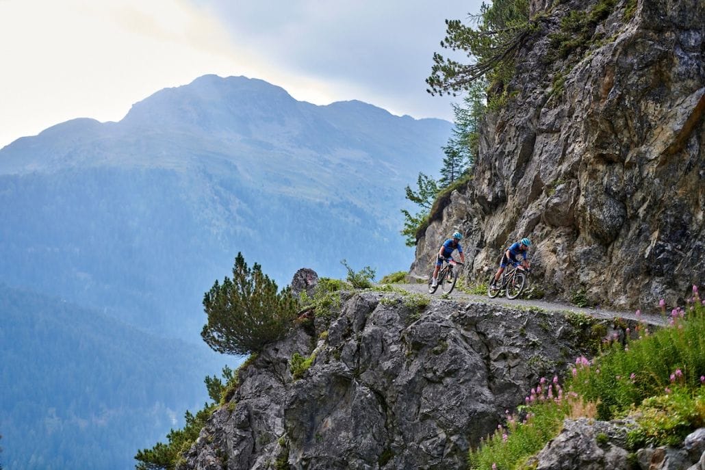 Singletrail Mountainbike Tour Davos Klosters für Fortgeschrittene