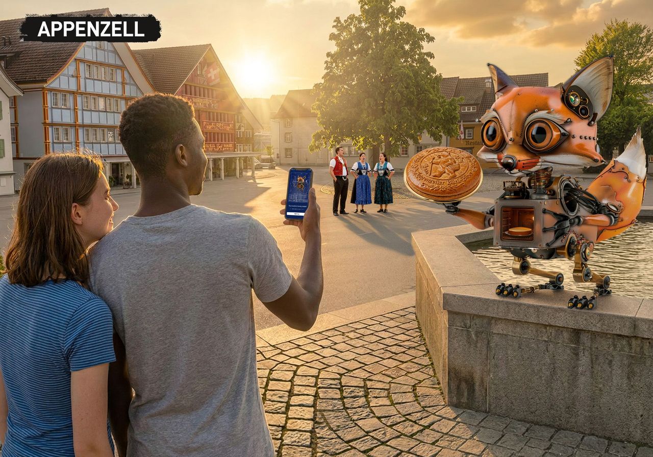 Foxtrail GO digital scavenger hunt in Appenzell
