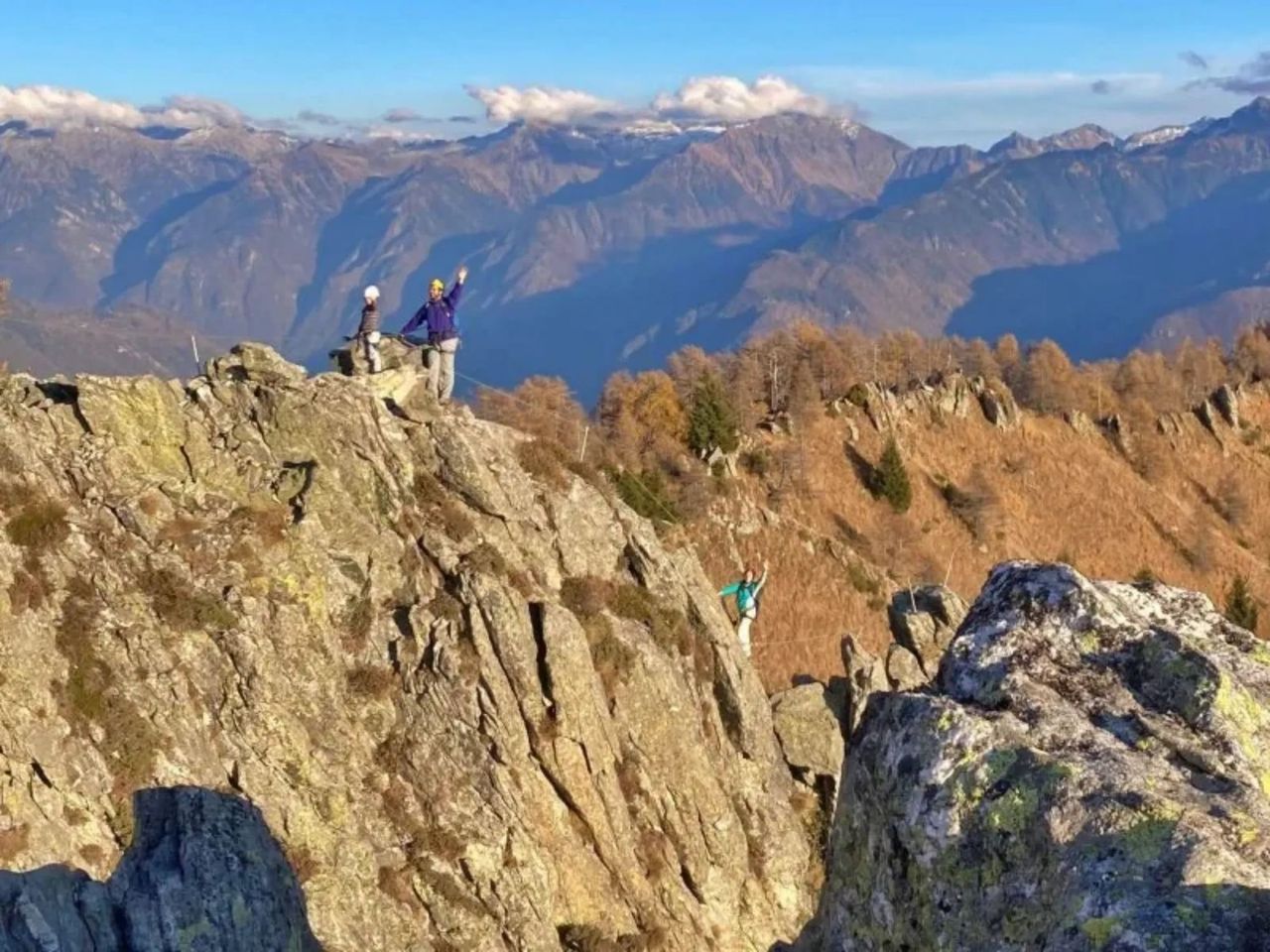 Klettersteig "Tre Signori" bei Bellinzona
