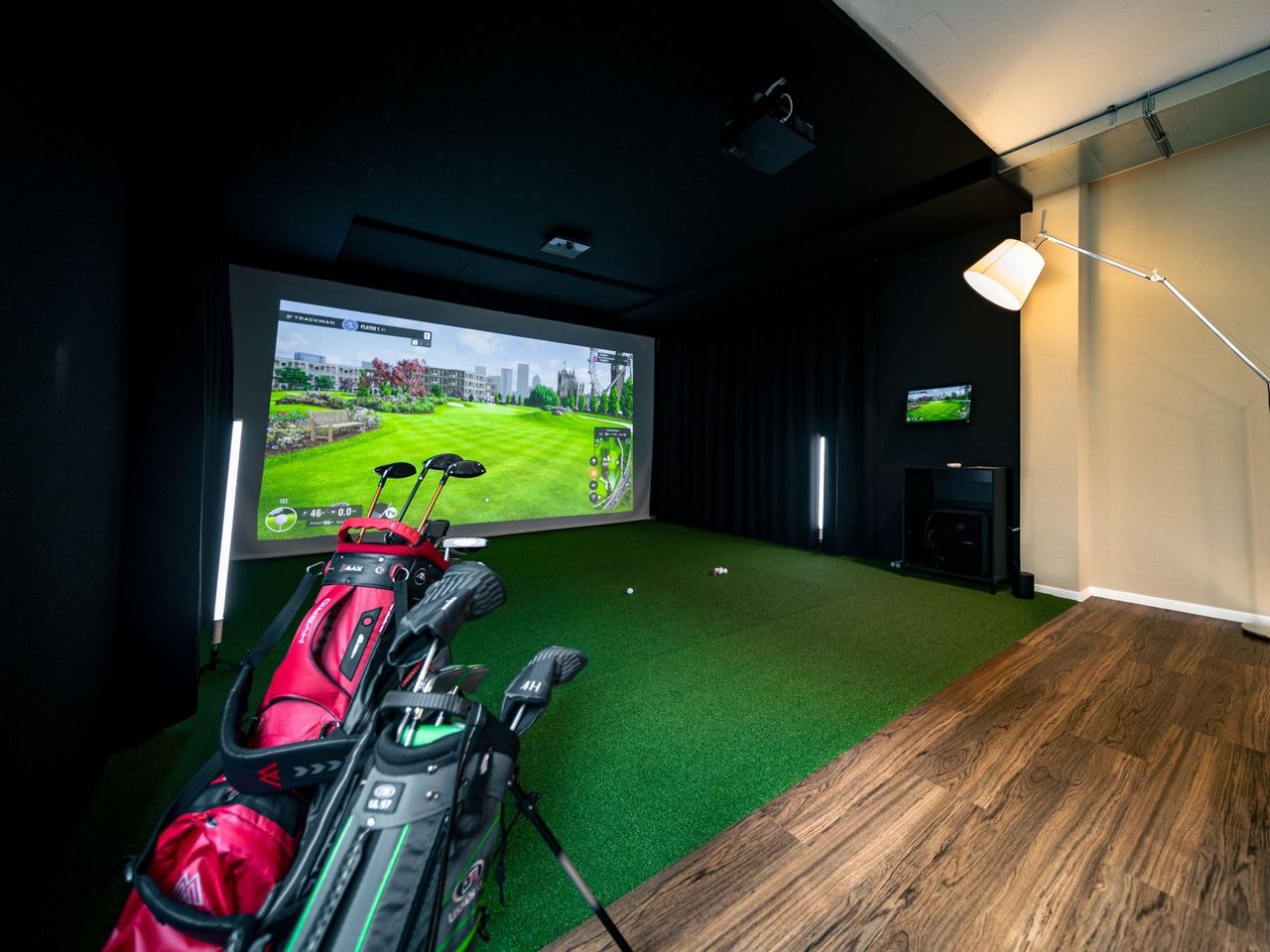 Indoor Golf Teamevent am Simulator