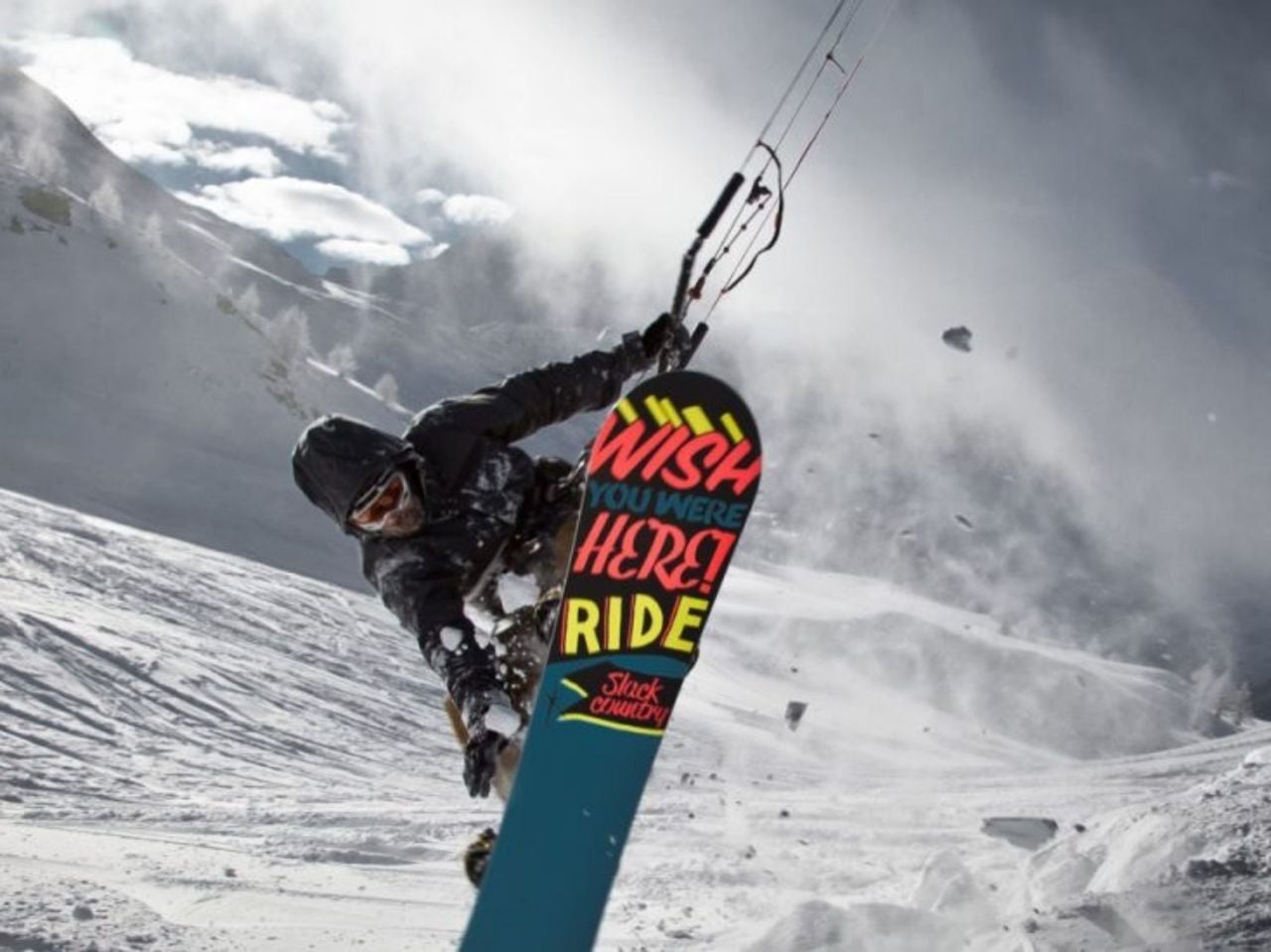 1 Tag Snowkite Kurs inkl. Übernachtung Simplonpass