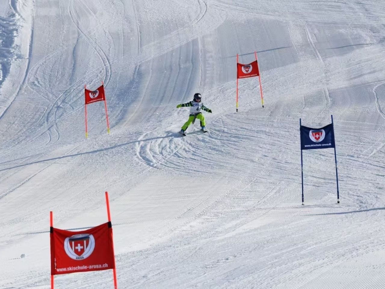 Ski school group for children aged 4 to 6 in Arosa