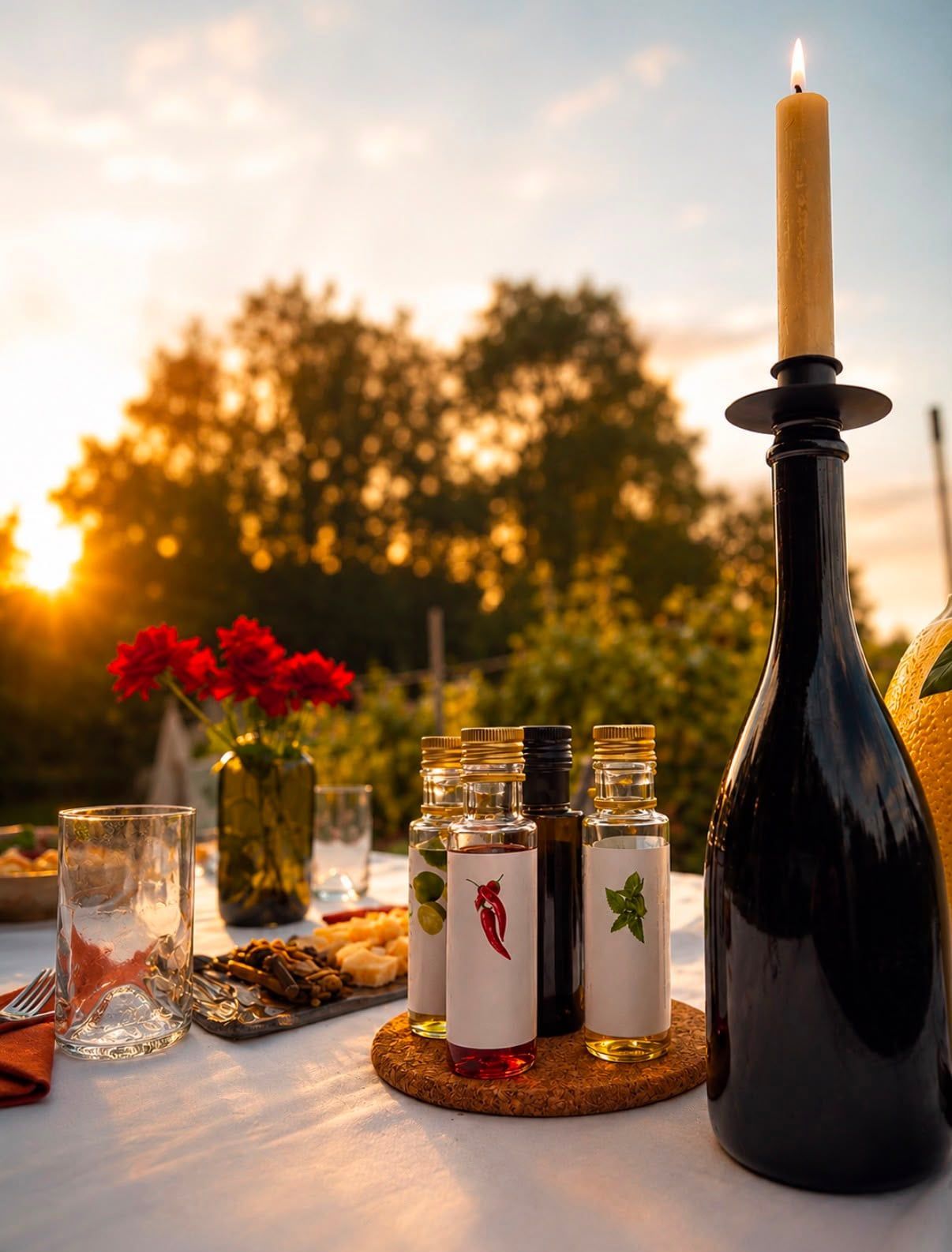 Expérience privée vin & cuisine dans le pavillon de jardin à Baar