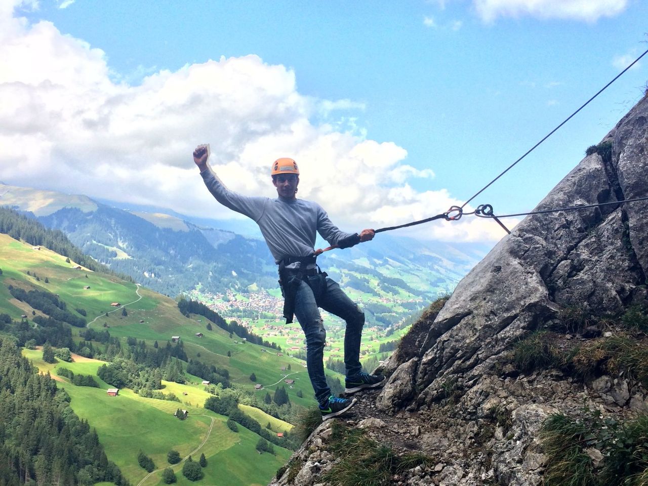 Klettersteig Engstligenalp für Anfänger