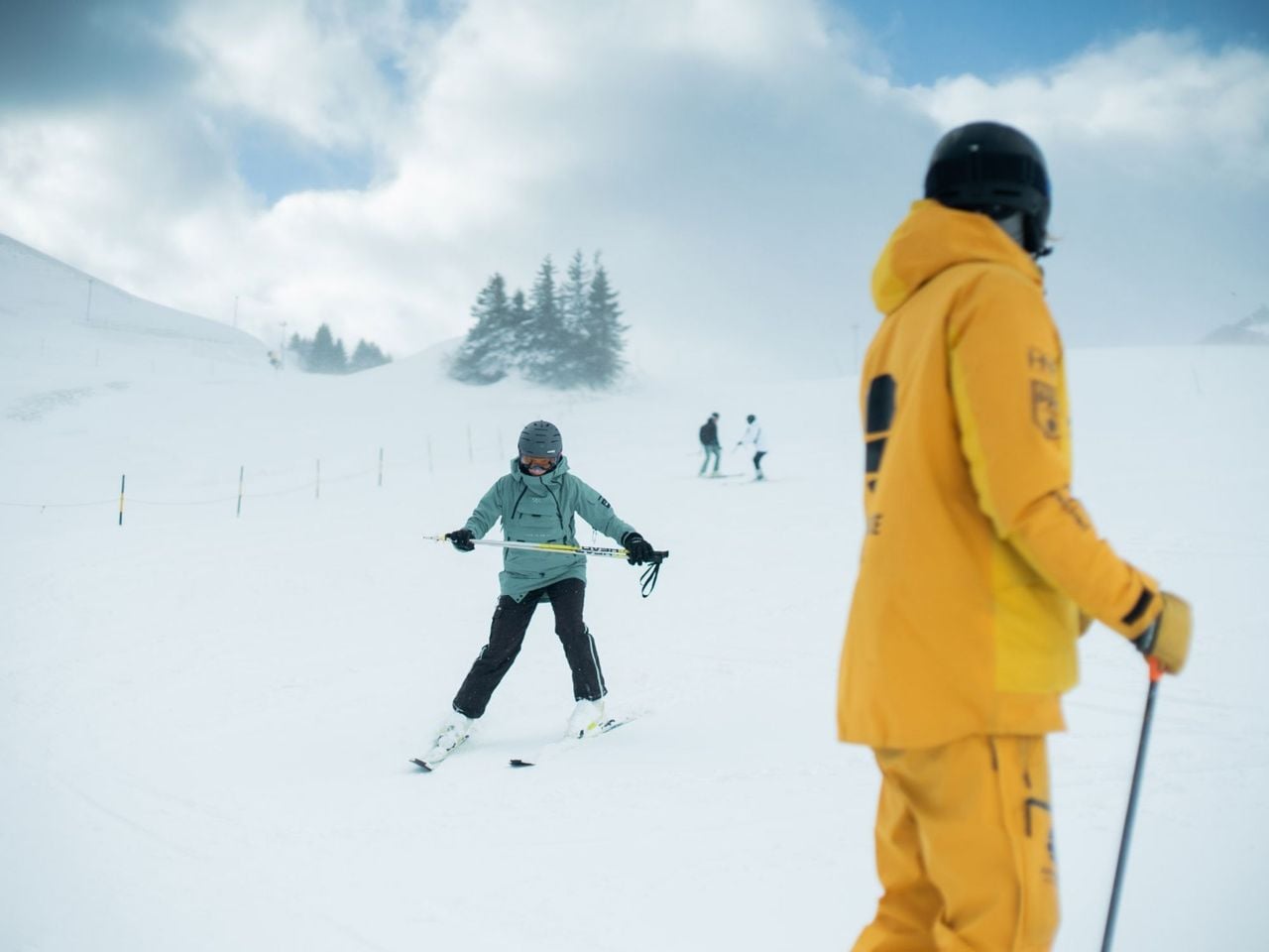Adult Ski School Group Champéry