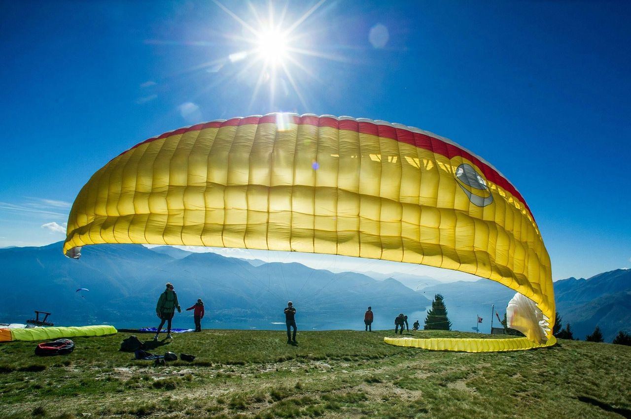 Biglietto per parapendio Cardada-Cimetta sopra Locarno