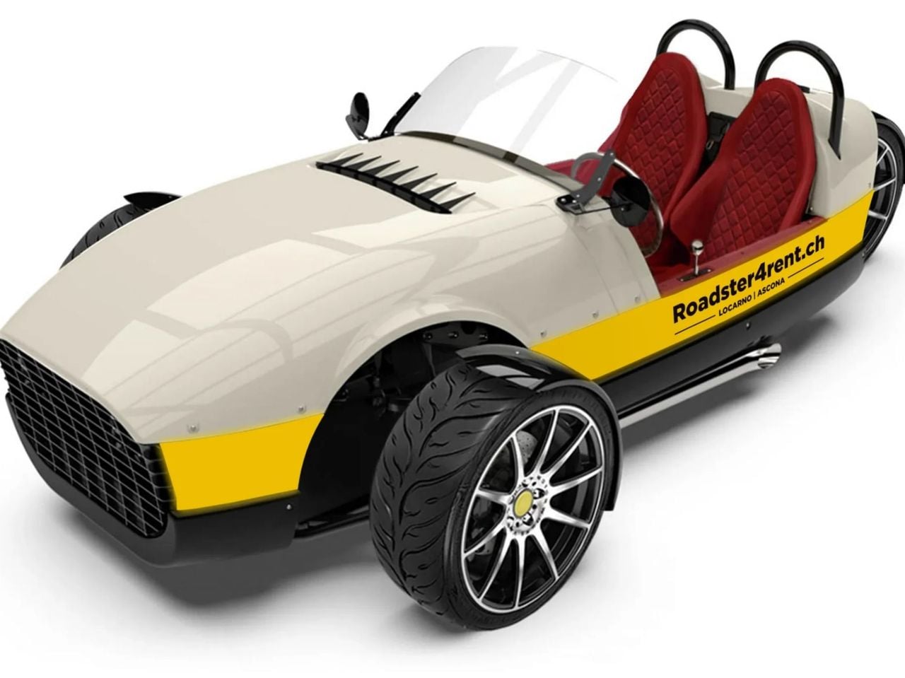 Verzascatal: Fahrt mit einem 3 rädrigen Vanderhall (Roadster) ab Locarno