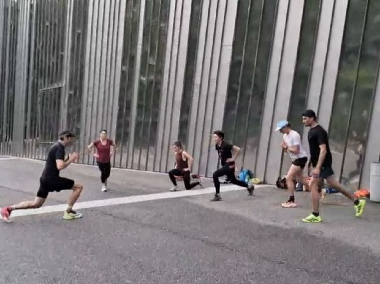 Intervall Lauftraining in der Gruppe in Lausanne