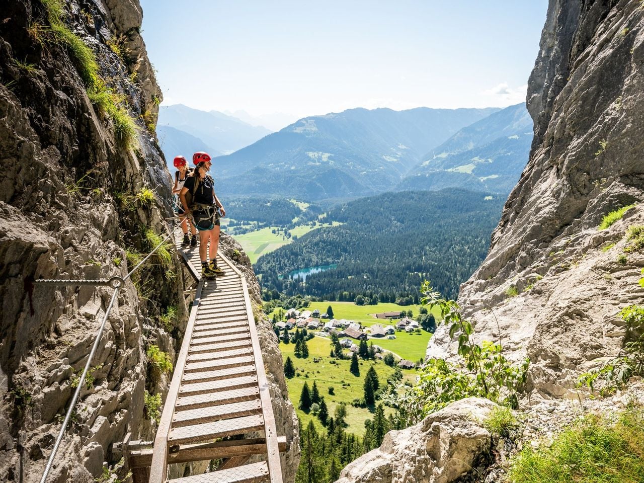 Klettersteig Pinut für Einsteiger